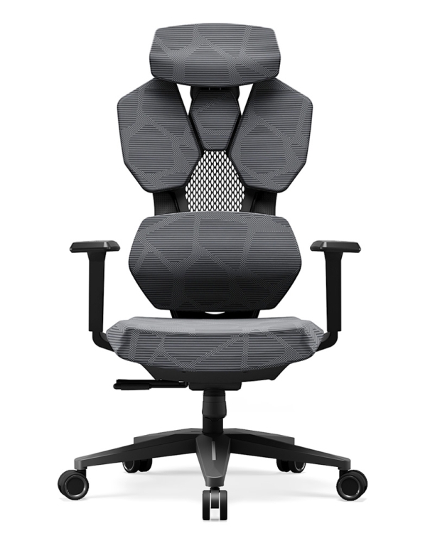 Astron Grey with Black Frame Ergonomic Gaming Chair
