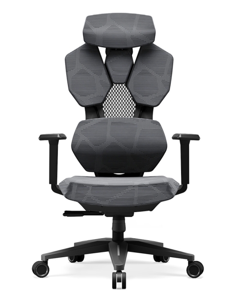 Astron Grey with Black Frame Ergonomic Gaming Chair