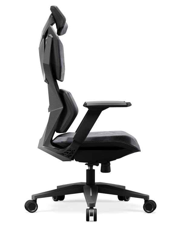 Astron Grey with Black Frame Ergonomic Gaming Chair