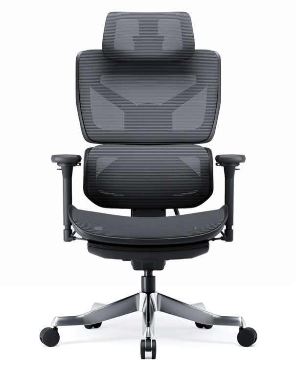 Omnix Black Super Ergonomic Gaming Chair with Foot Rest