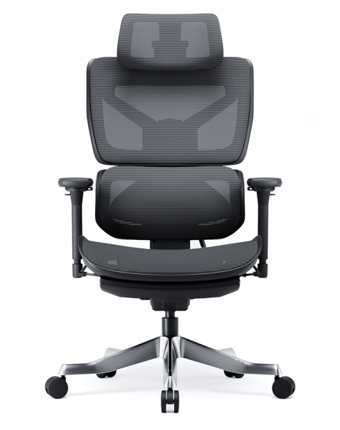 Omnix Black Super Ergonomic Gaming Chair with Foot Rest