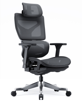 Omnix Black Super Ergonomic Gaming Chair with Foot Rest 2