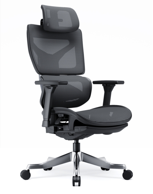 Omnix Black Super Ergonomic Gaming Chair with Foot Rest