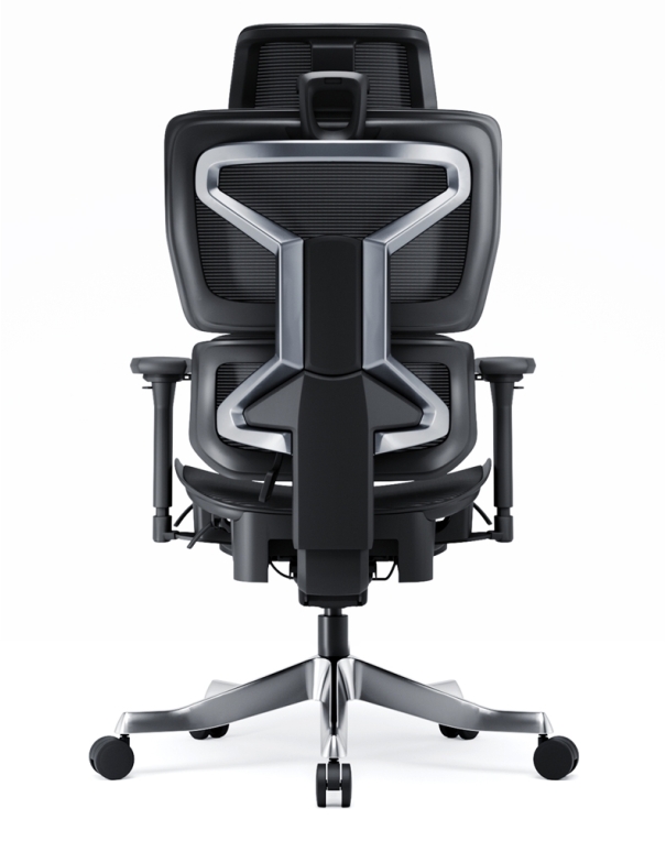 Omnix Black Super Ergonomic Gaming Chair with Foot Rest