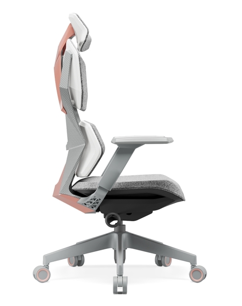 Astron Pink with Grey Frame Ergonomic Gaming Chair Astron Pink with Grey Frame Ergonomic Gaming Chair