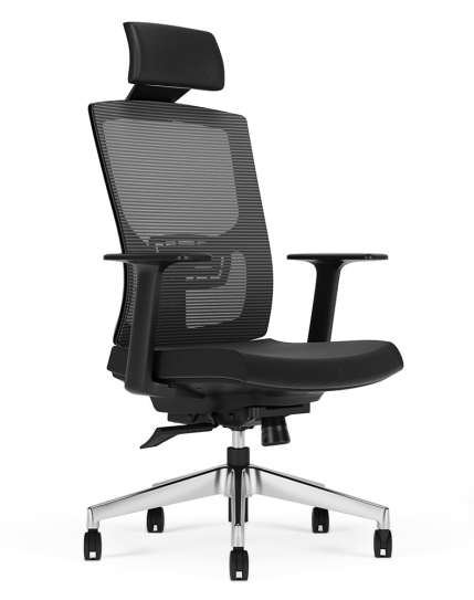 Newman Black Ergonomic Executive Office Chair